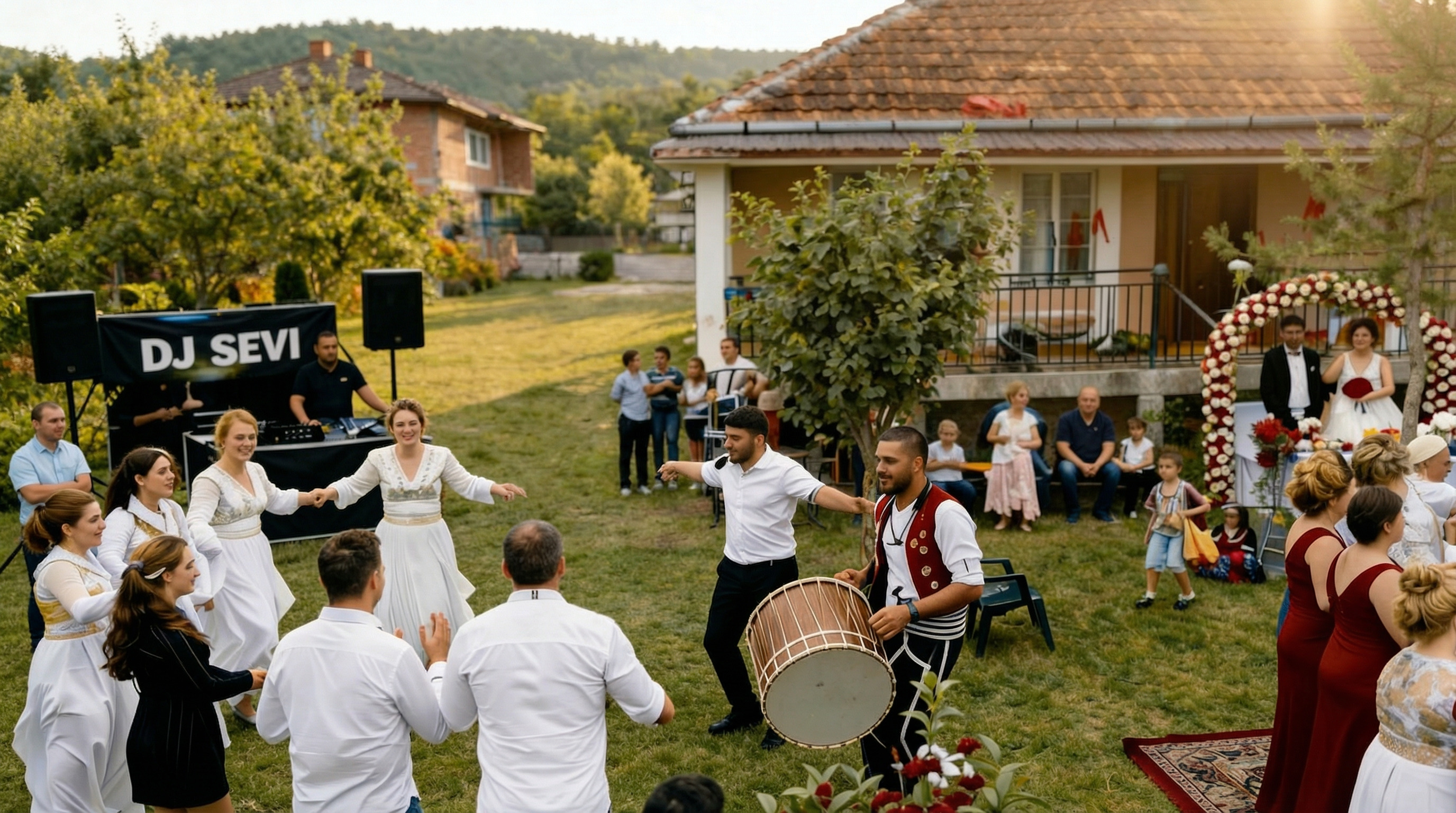 Dasmë tradicionale shqiptare me DJ Sevi në Zvicër